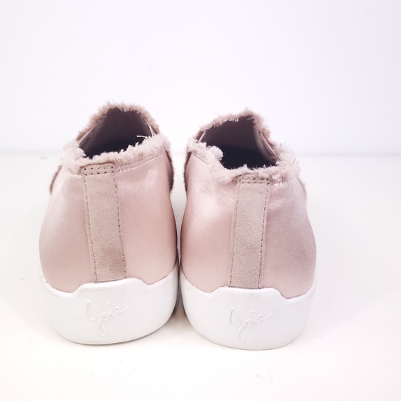 Joie Pink Satin Slip-on Sneakers - Picture 3 of 6